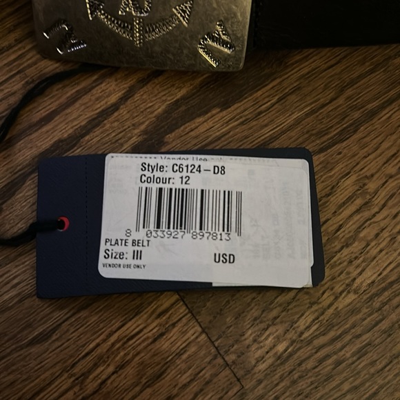 Armani Jeans leather belt (Size 85/100) (Made in Italy) - Picture 4 of 5